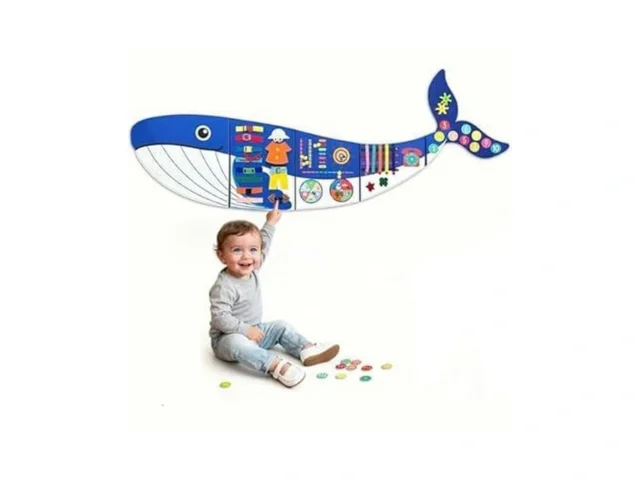Rivibou Whale Foldable Activities Montessori Busy… Code