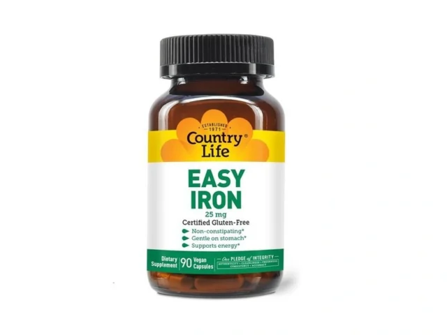 Country Life Easy Iron 25mg Capsules – Gentle… Coupon