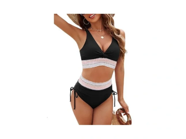 Edelqual High Waisted Bikini Sets For Women Tummy… Code
