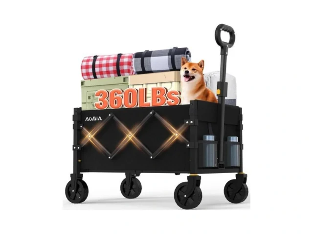 Aomia Collapsible Foldable Wagon With Wheels Heavy… Code