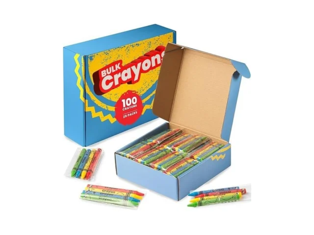 Bulk Crayons 100 Pack 25 Sets Of 4 – Individually… Coupon