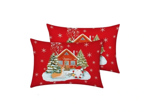 Yiyea Christmas Pillow Cases Queen Size Set Of 2… Code