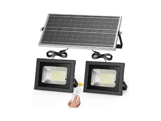 Malitupy Solar Flood Lights Indoor Outdoor 2 Pack… Code