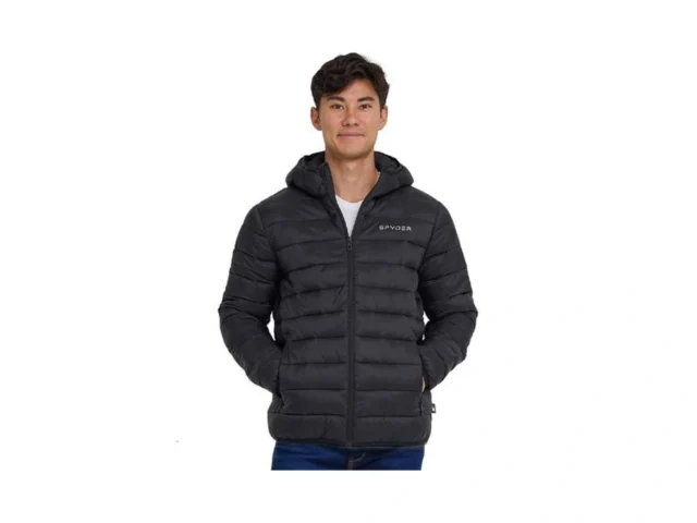 Spyder Packable Puffer Jacket Men With Hood… Coupon
