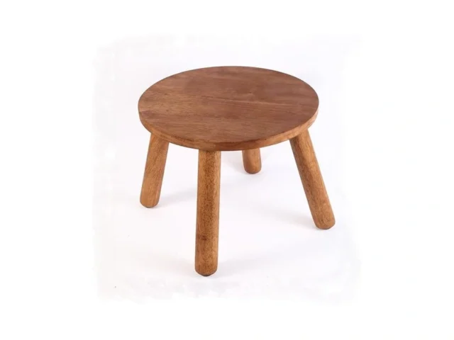 Zaowofires Round Solid Wooden Step Stool Garden… Code