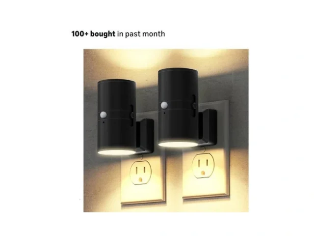 Briignite Motion Sensor Night Light 2 Pack Motion… Code