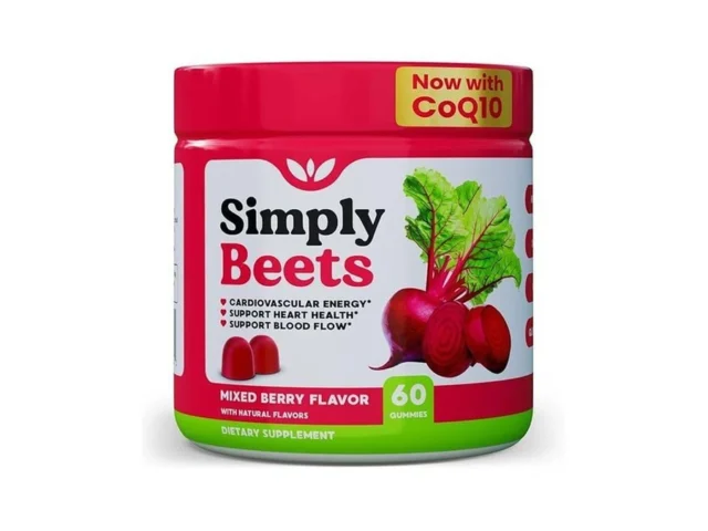 Simply Beets – Beet Gummies With Coq10-nitric Oxide…