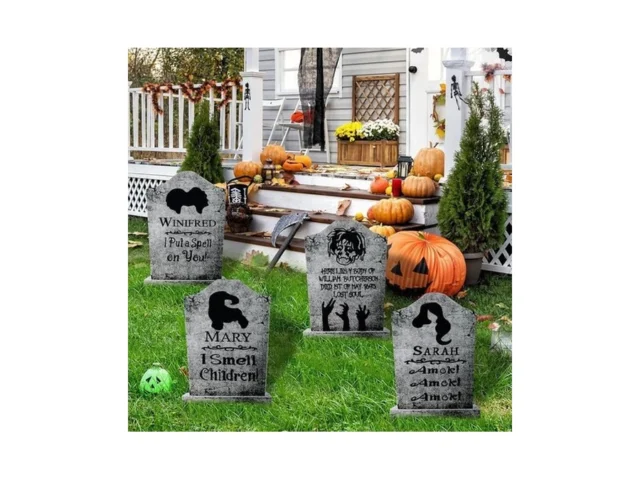 4pcs 16 5 X11 5 Halloween Tombstone Decorations… Code