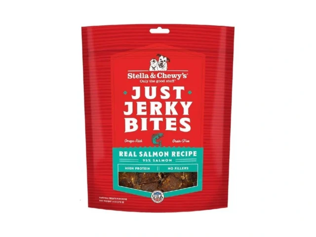 Stella Chewy S Premium Salmon Jerky Dog Treats – 95…