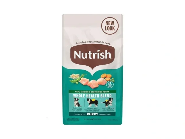 Nutrish Puppy Real Chicken Brown Rice Recipe Whole… Coupon