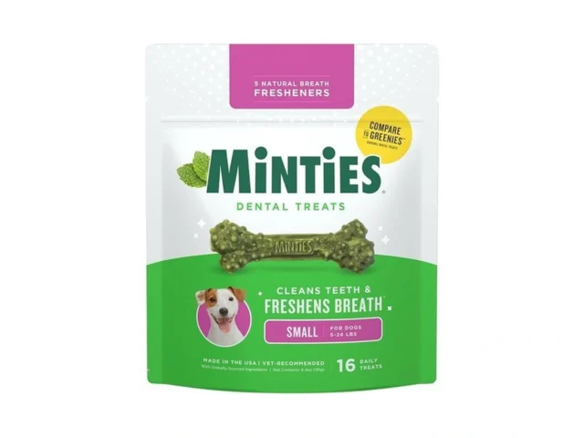 Minties Dog Dental Bone Treats Tiny Small Dental… Coupon