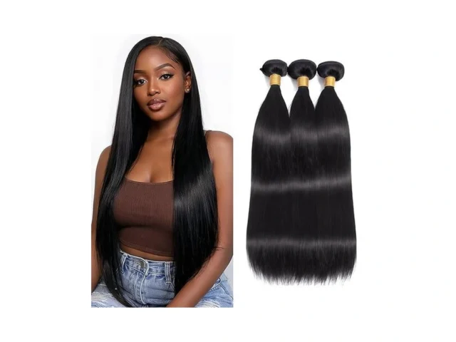 Lumwav Straight Human Hair Bundles 1b Natural Black… Code
