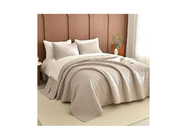 Masaca Oversized Queen Bedspread 102 X118 Linen… Code