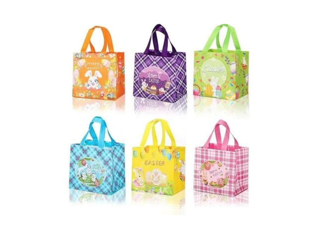 Bwhrmt Happy Easter Egg Hunt Bags Bunny Carrot… Code