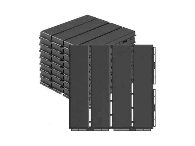 Goovilla Plastic Interlocking Deck Tiles 9 Pack 12… Code