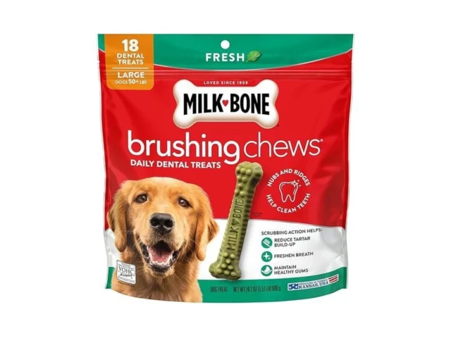 Milk-bone Fresh Breath Brushing Chews 18 Large… Coupon