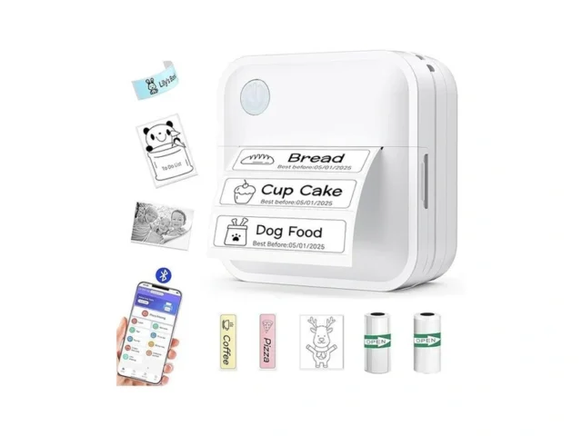 Miouca Label Maker Machine With Tape – Mini Sticker… Code