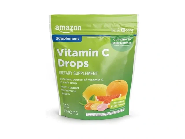 Amazon Basic Care Vitamin C Supplement Drops Lemon… Coupon