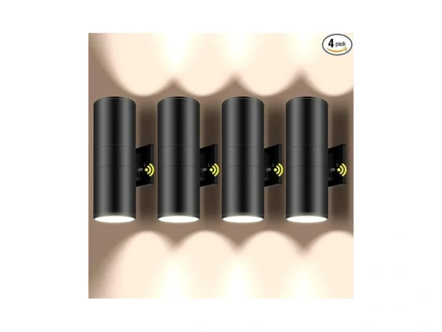 Tesjaso 4 Pack Outdoor Lighting Dusk To Dawn Wall… Code