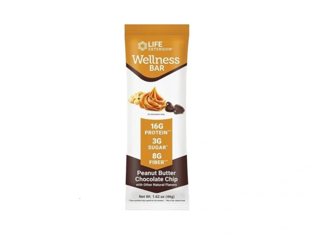Life Extension Wellness Bar Peanut Butter Chocolate…