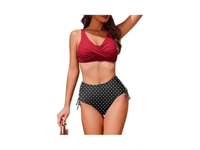 Ai Mage Women S High Waisted Bikini Set Tummy… Coupon