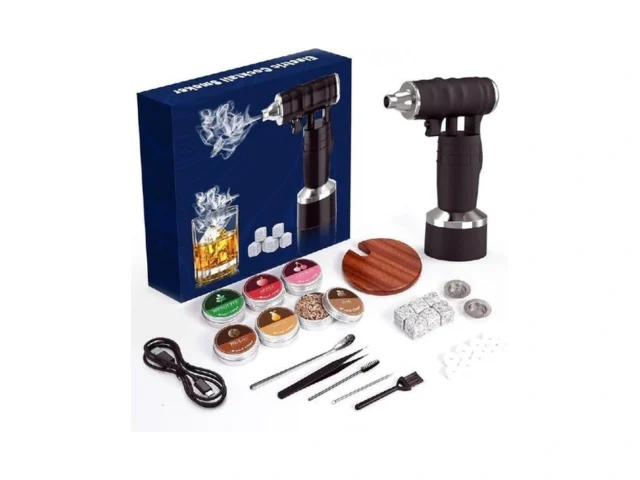 Electric Cocktail Smoker Kit – Rechargeable Whiskey… Code