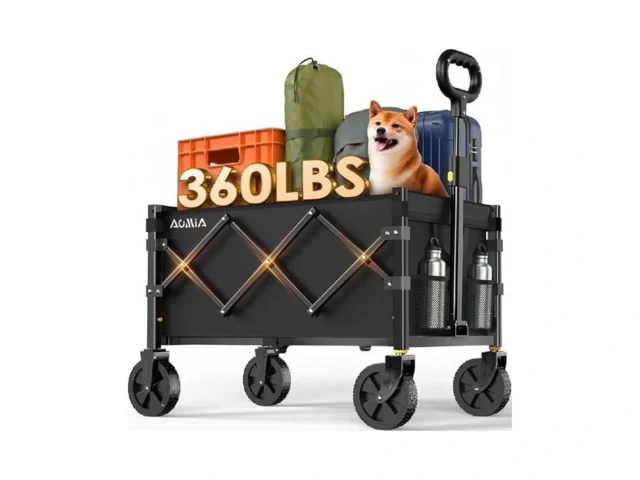 Aomia Collapsible Foldable Wagon With Wheels Heavy… Code