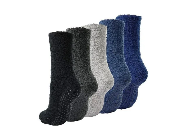 Bensorts Gripper Slipper Socks For Men Fuzzy Warm… Code