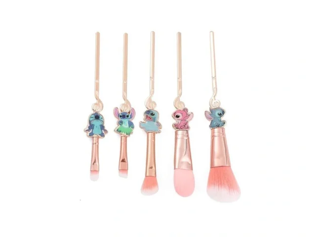 Cute Cartoon Girl-themed 5-piece Makeup Brush Set… Code