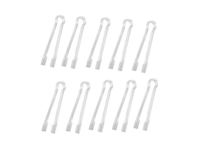 10 Pcs Plastic Buffet Serving Tongs Kitchen Tongs… Code