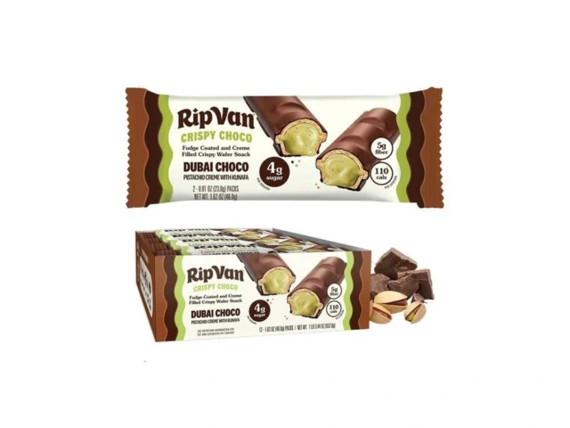 Rip Van Dubai Chocolate Bar Crispy Choco Healthy… Code