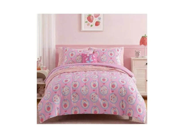 Wink Deer Twin Comforter Set For Girls-3 Pieces… Code