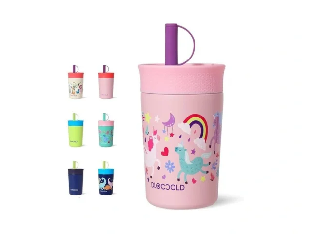 Dloccold 12 Oz Insulated Stainless Steel Straw… Code