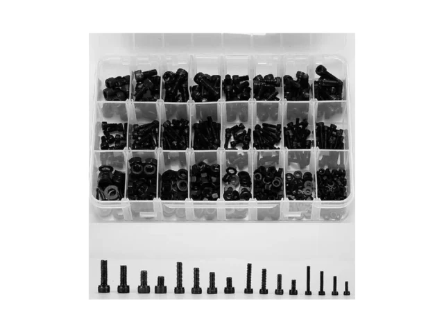 590pcs Bolts And Nuts Assortment Gternity Metric M3… Code