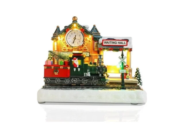 Vcuteka Animated Christmas Village Houses Lighted… Code