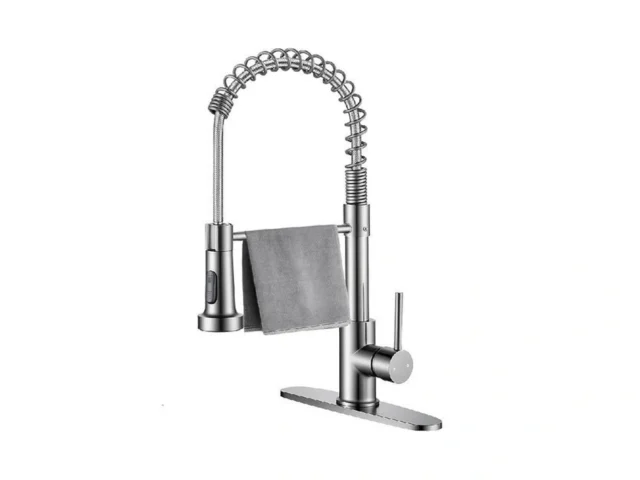 Durable Kitchen Sink Faucet With Sprayer Compatible… Code