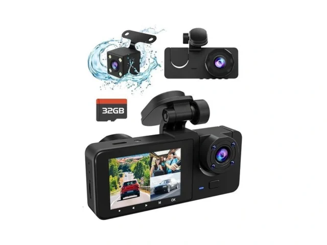3 Channel Dash Cam Front And Rear Inside 4k Full Hd… Code
