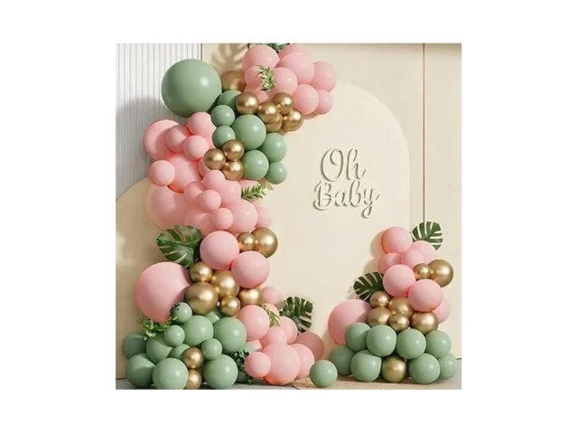 Valentines Day Decorations Sage Green Pink Gold… Code
