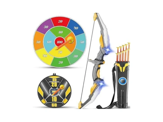 Kids Bow And Arrow Set Led Light Up Archery Set… Code