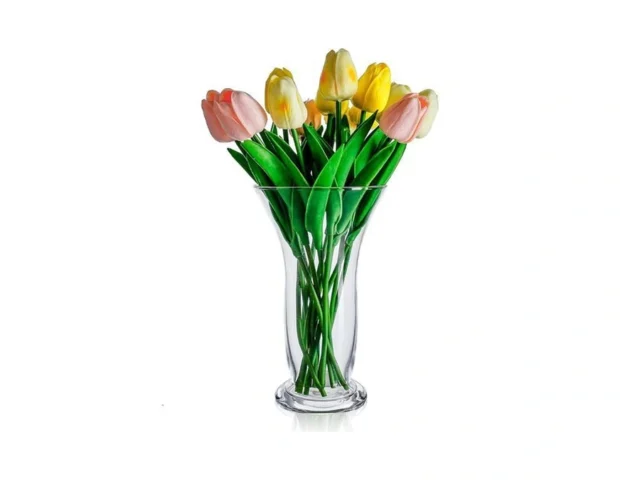 Diamond Star Flower Vase Clear Glass Vase… Code