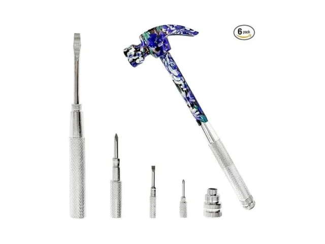 6 In 1 Flower Hammer Screwdriver Tool All In One… Code