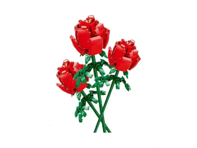Crabegg Roses Building Sets For Kids Toy Flower… Coupon