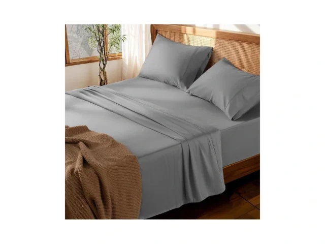 Lbro2m 100 Cotton Sheets Set Deep Pocket Up To 18… Coupon