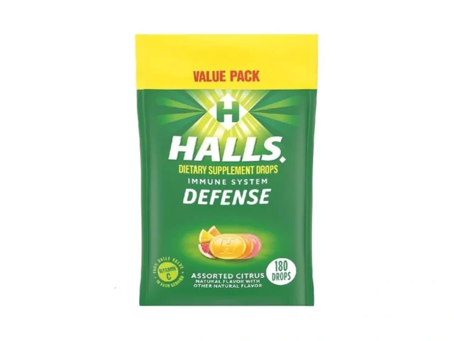 Halls Defense Assorted Citrus Vitamin C Drops Value…