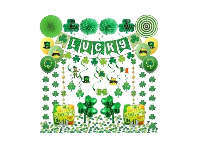 103 Pcs St Patrick S Day Decorations Kit Party… Code