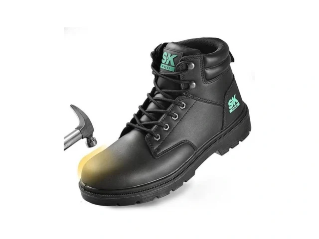 Skpro Steel Toe Work Boots For Men Lightweight Non… Code