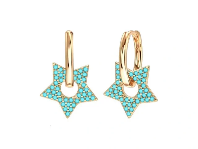 Baylay Boho Turquoise Earrings For Women-western… Code