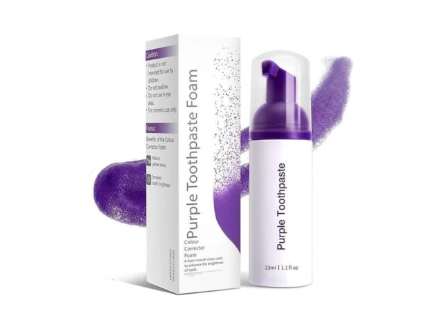 Dersoud Purple Toothpaste For Teeth Whitening… Code