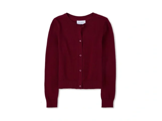 The Children S Place Girls Uniform Cardigan Sweater…