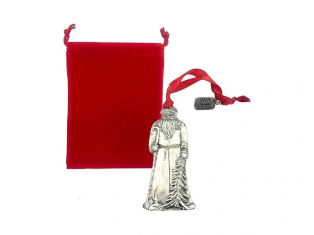 Father Christmas With Christmas Tree And Shepherd S…